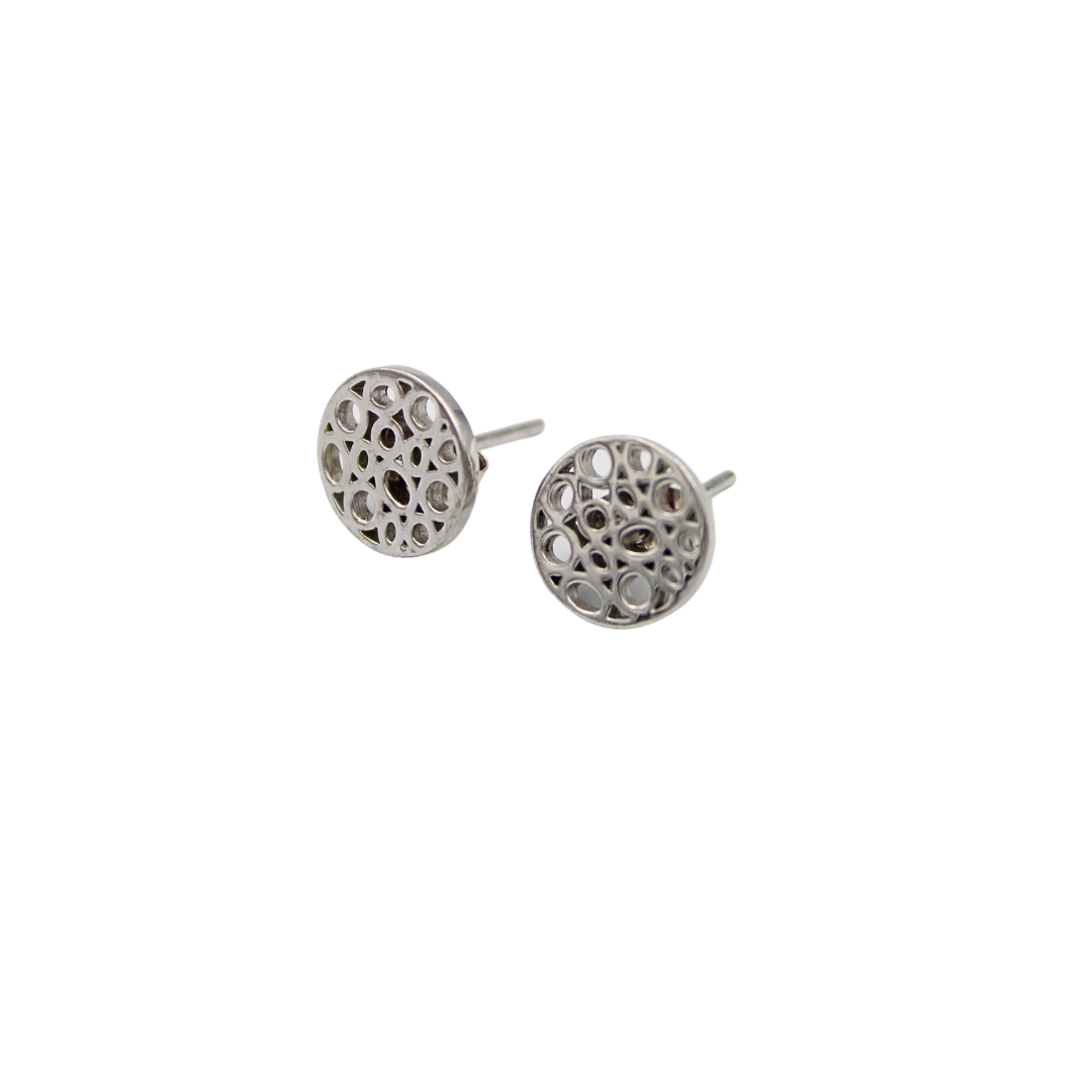 Aretes Burbuja Plata