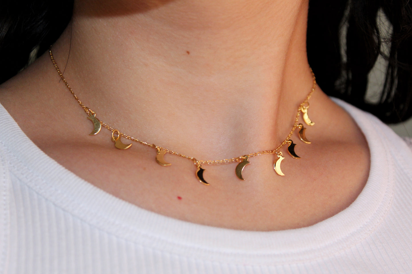 Choker Firmamento Lunas Vermeil