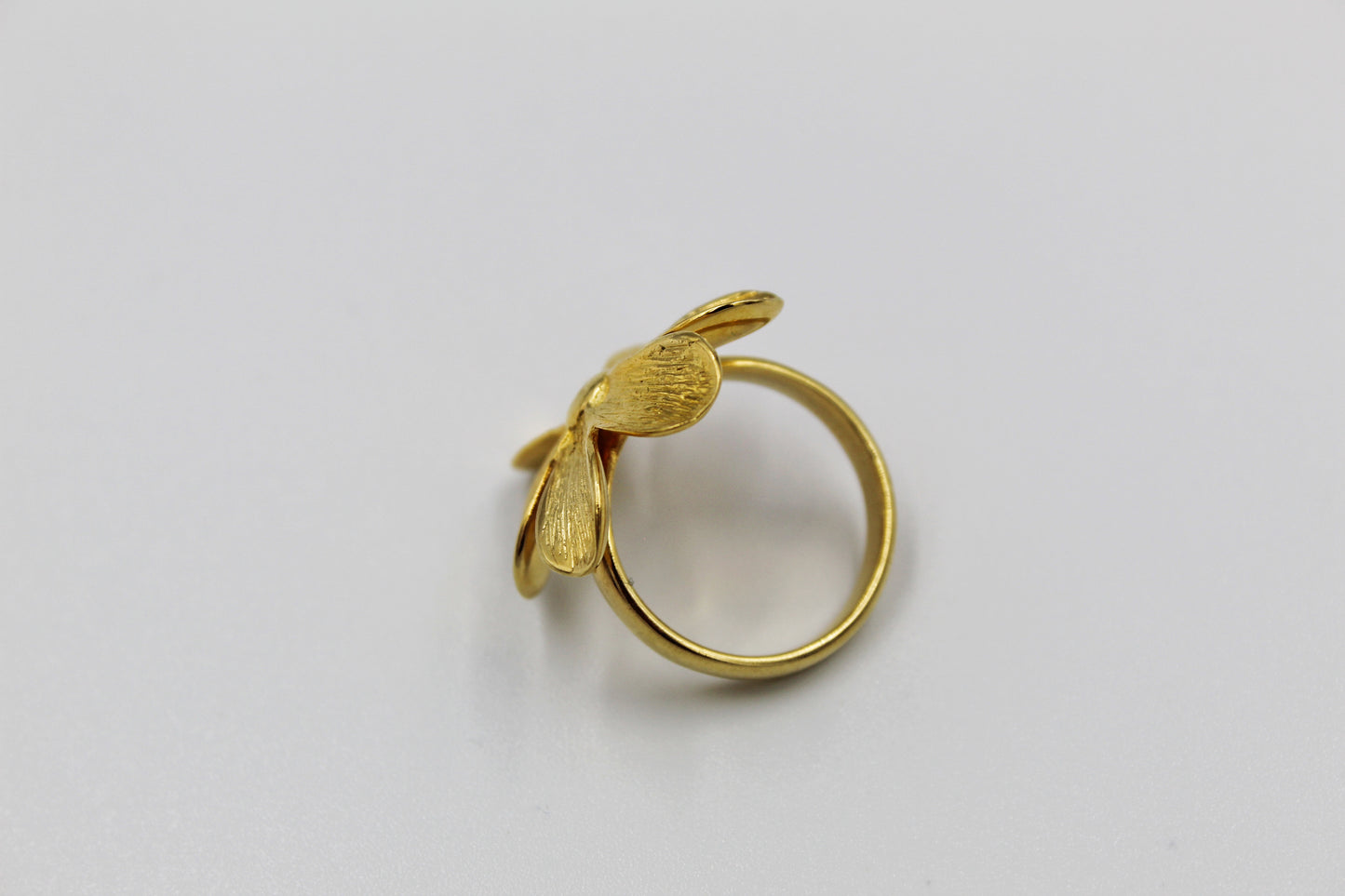 Anillo Flor Vermeil