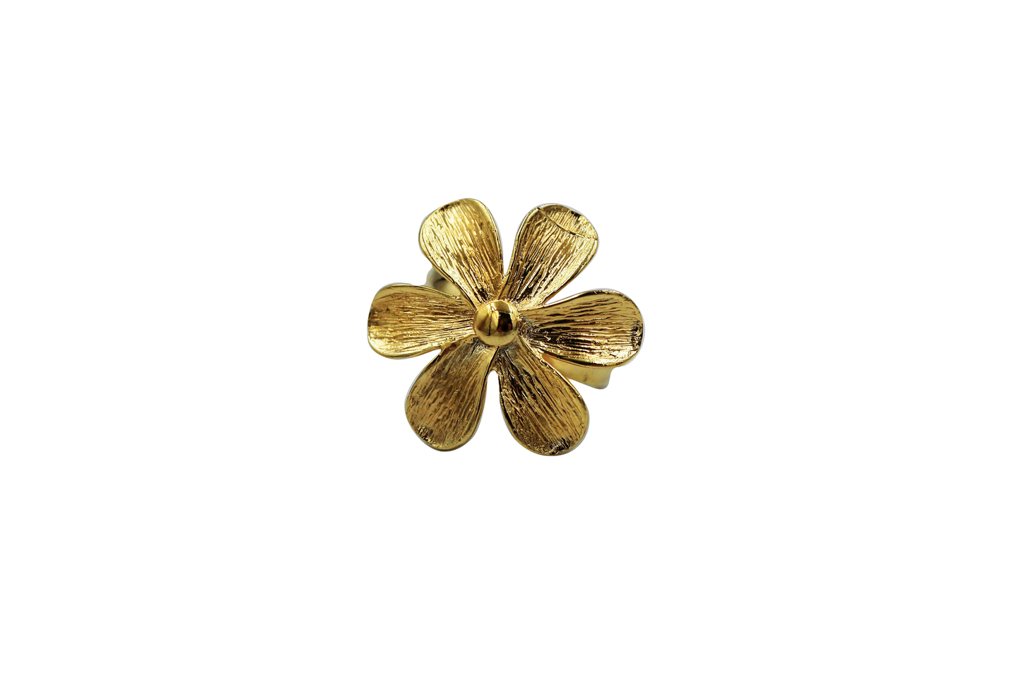 Anillo Flor Vermeil