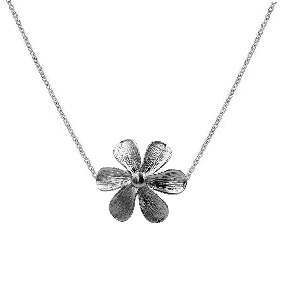 Collar Flor Plata